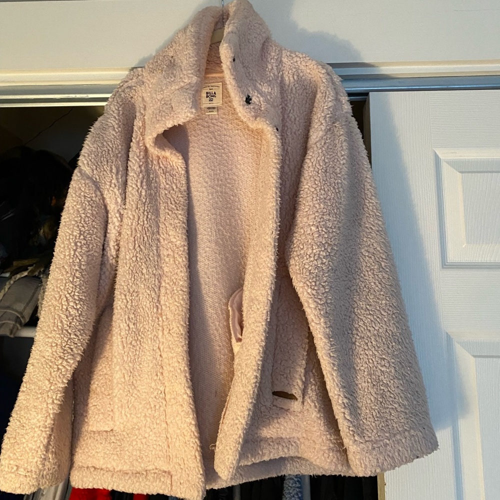 Billabong PINK teddy jacket